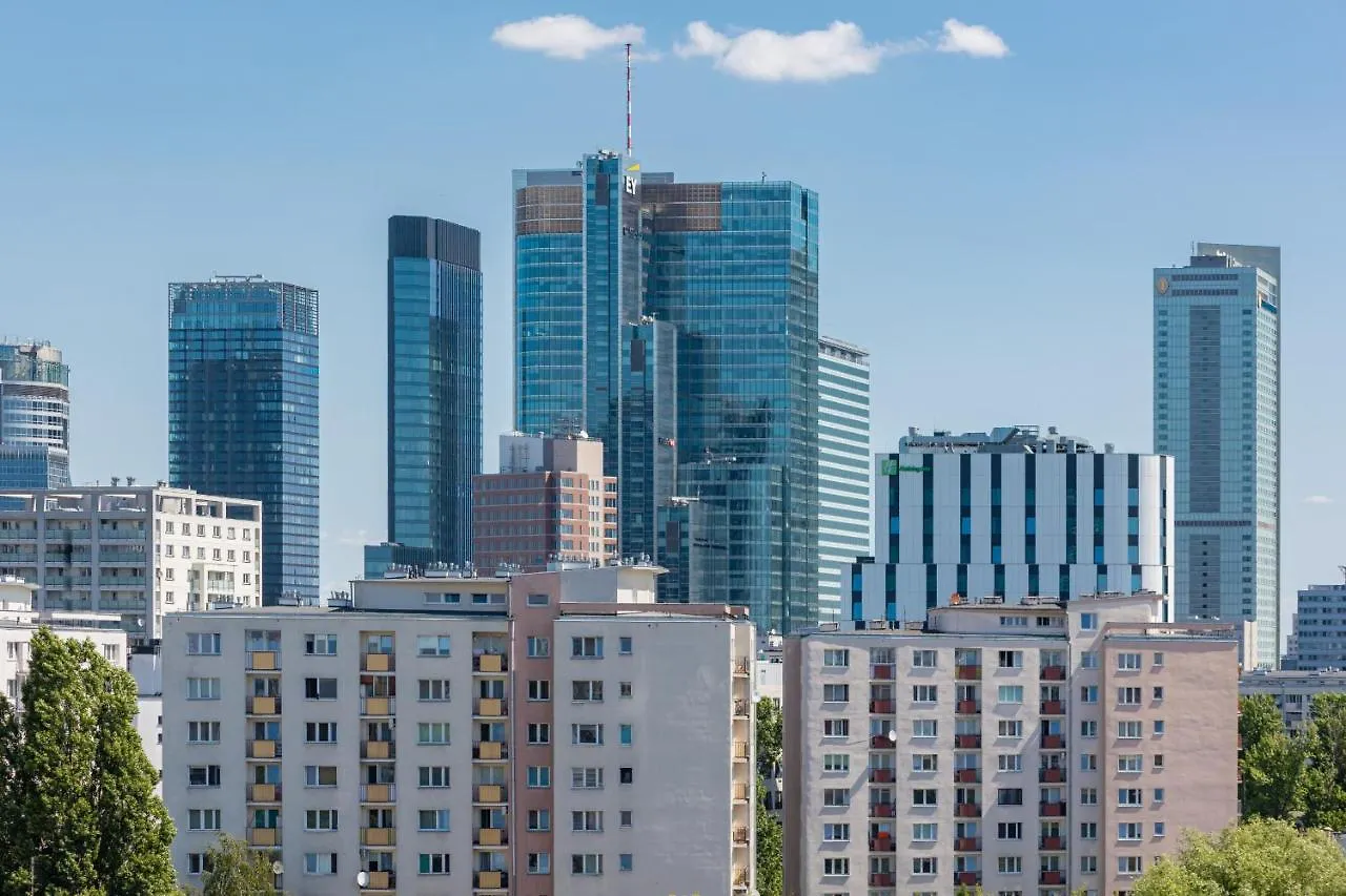 Stunning Apartment Srebrna With Warsaw City View By Noclegi Renters